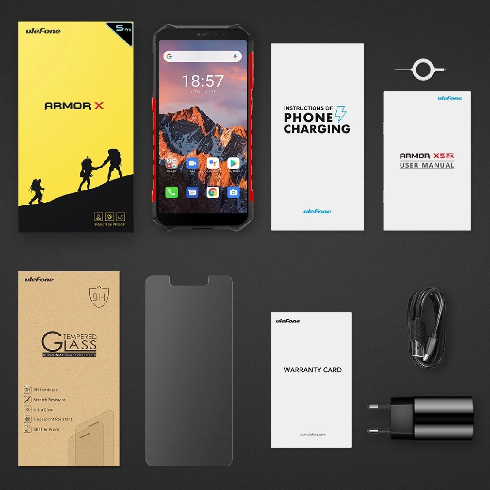 Ulefone Armor X5 Pro mobile phones 3g&4g smartphone 5.5" smart phone 5g smartphone 4GB+64GB Octa Core 13MP 5000mAh Rugged Phone